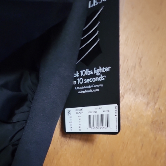 Miraclesuit Black Strapless One Piece - Picture 3 of 4